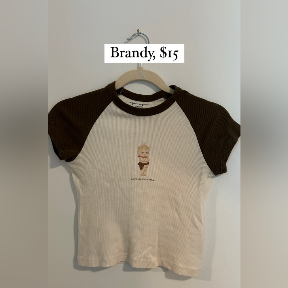 Brandy don’t mess with Texas baby tee